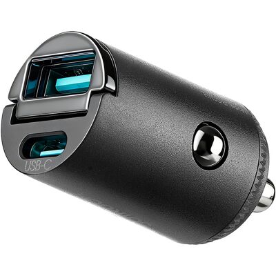 JOYROOM JR-CCN18 Nabíjačka do auta 65W USB-A USB-C čierna JOYROOM JR-CCN18 Nabíjačka do auta 65W USB-A USB-C čierna