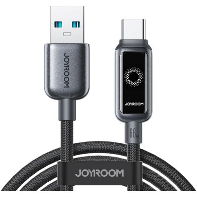 JOYROOM S-A55 StarFlight 66W Kábel USB-A / USB-C 1.2m čierny JOYROOM S-A55 StarFlight 66W Kábel USB-A / USB-C 1.2m čierny