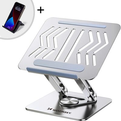 WOZINSKY WRS-CPY84SS Stojan na noteboook / tablet + stojan na mobil SILVER WOZINSKY WRS-CPY84SS Stojan na noteboook / tablet + stojan na mobil SILVER