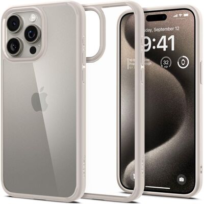SPIGEN ULTRA HYBRID Apple iPhone 15 Pro NATURAL TITANIUM SPIGEN ULTRA HYBRID Apple iPhone 15 Pro NATURAL TITANIUM