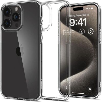SPIGEN ULTRA HYBRID Apple iPhone 15 Pro Max CRYSTAL CLEAR SPIGEN ULTRA HYBRID Apple iPhone 15 Pro Max CRYSTAL CLEAR