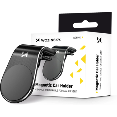 WOZINSKY WCH-02 Magnetický držiak na mobil do ventilácie auta čierny WOZINSKY WCH-02 Magnetický držiak na mobil do ventilácie auta čierny