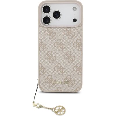 GUESS 4G CHARME Kryt s príveskom Apple iPhone 17 Pro Max PINK GUESS 4G CHARME Kryt s príveskom Apple iPhone 17 Pro Max PINK