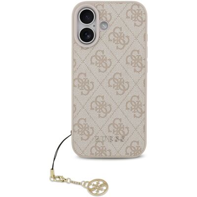 GUESS 4G CHARM Kryt s príveskom Apple iPhone 17 PINK GUESS 4G CHARM Kryt s príveskom Apple iPhone 17 PINK