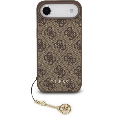 GUESS 4G CHARM Kryt s príveskom Apple iPhone Air BROWN GUESS 4G CHARM Kryt s príveskom Apple iPhone Air BROWN