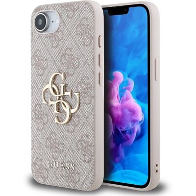 GUESS 4G METAL Ochranný obal pre Apple iPhone 16e / iPhone 17e PINK GUESS 4G METAL Ochranný obal pre Apple iPhone 16e / iPhone 17e PINK