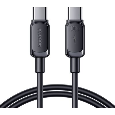 JOYROOM S-CC100A14 100W Kábel USB Type-C - USB Type-C 1m čierny JOYROOM S-CC100A14 100W Kábel USB Type-C - USB Type-C 1m čierny