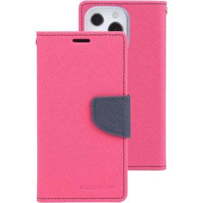 Mercury FANCY Peňaženkový obal Apple iPhone 14 Pro Max tmavoružový Mercury FANCY Peňaženkový obal Apple iPhone 14 Pro Max tmavoružový