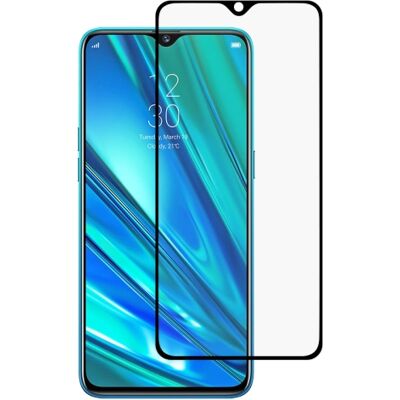 PROTEMIO 3D Tvrdené sklo Realme 5 Pro čierne PROTEMIO 3D Tvrdené sklo Realme 5 Pro čierne