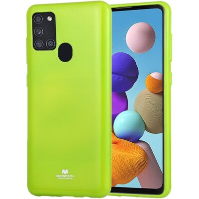 Mercury JELLY TPU Kryt Samsung Galaxy A21s zelený Mercury JELLY TPU Kryt Samsung Galaxy A21s zelený