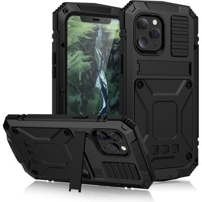 R-JUST Extra odolný kryt Apple iPhone 12 / iPhone 12 Pro čierny R-JUST Extra odolný kryt Apple iPhone 12 / iPhone 12 Pro čierny