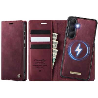 CASEME C49 Peňaženkové puzdro a zadný kryt 2v1 Samsung Galaxy S26+ 5G červený CASEME C49 Peňaženkové puzdro a zadný kryt 2v1 Samsung Galaxy S26+ 5G červený
