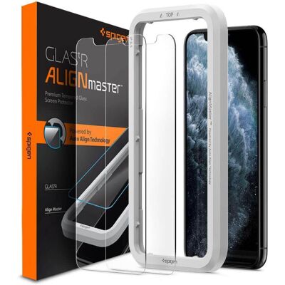 SPIGEN GLASS tR ALIGN MASTER 2x sklo Apple iPhone 11 Pro / XS / X SPIGEN GLASS tR ALIGN MASTER 2x sklo Apple iPhone 11 Pro / XS / X
