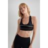 DEFACTO Sports Bra Sport Bra čierna   šedá S female