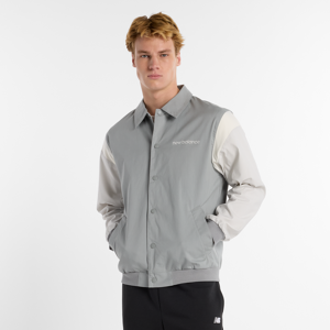 Pánska bunda New Balance MO51507YST – sivé XL Pánske Pánska bunda New Balance MO51507YST – sivé XL Pánske