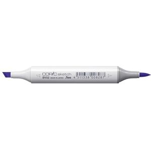 Copic Sketch Marker typ BV 02, Prune, profesionální značkovač, se super bush špičkou a středním hrotem Copic Sketch Marker typ BV 02, Prune, profesionální značkovač, se super bush špičkou a středním hrotem