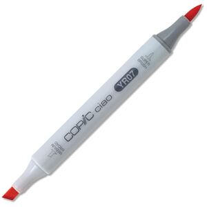 Copic Ciao Marker Typ YR 07, kadmium Orange, univerzální popisovač rozložení, se středně širokým a jedním štětcovým hrotem Copic Ciao Marker Typ YR 07, kadmium Orange, univerzální popisovač rozložení, se středně širokým a jedním štětcovým hrotem