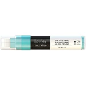 Liquitex 4610770 Professional Paint Marker, akrylový popisovač s vysoce pigmentovanou akrylovou barvou na bázi vody pro vnitřní a venkovní použití, široká špička – světle modrá permanentní Liquitex 4610770 Professional Paint Marker, akrylový popisovač s vysoce pigmentovanou akrylovou barvou na bázi vody pro vnitřní a venkovní použití, široká špička – světle modrá permanentní