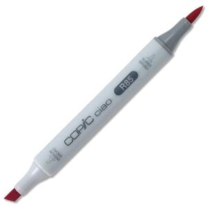Copic Ciao Marker Typ R 85, Rose Red, univerzální zvýrazňovač rozvržení, se středně širokou a štětcovou špičkou Copic Ciao Marker Typ R 85, Rose Red, univerzální zvýrazňovač rozvržení, se středně širokou a štětcovou špičkou