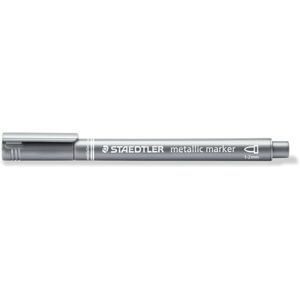 Staedtler 8323-81 Metallic Marker, 10 kusů v kartonovém pouzdře, stříbrné Staedtler 8323-81 Metallic Marker, 10 kusů v kartonovém pouzdře, stříbrné