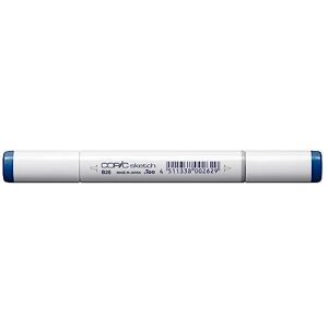 Copic Sketch Marker typ B – 26, kobaltově modrá, profesionální popisovač štětců, se super bush špičkou a středním hrotem Copic Sketch Marker typ B – 26, kobaltově modrá, profesionální popisovač štětců, se super bush špičkou a středním hrotem
