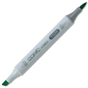 Copic Ciao Marker Typ YG 09, Lettuce Green, univerzální popisovač rozvržení, se středně širokou a štětcovou špičkou Copic Ciao Marker Typ YG 09, Lettuce Green, univerzální popisovač rozvržení, se středně širokou a štětcovou špičkou