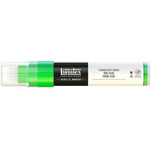 Liquitex 4610985 Professional Paint Marker, akrylový popisovač s vysoce pigmentovanou akrylovou barvou na bázi vody pro vnitřní a venkovní použití, široká špička – zelená fluorescenční Liquitex 4610985 Professional Paint Marker, akrylový popisovač s vysoce pigmentovanou akrylovou barvou na bázi vody pro vnitřní a venkovní použití, široká špička – zelená fluorescenční