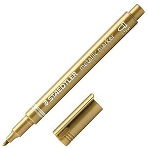 Staedtler 8323-11 metalický popisovač, 10 kusů v kartonovém pouzdře, zlatý Staedtler 8323-11 metalický popisovač, 10 kusů v kartonovém pouzdře, zlatý