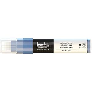 Liquitex 4610680 Professional Paint akrylové barvy, zvýrazňovač, umělecké pigmenty na kreslení, malování na papír, plátno, textilie, široký hrot, tloušťka linky 8–15 mm – světle modrá fialová Liquitex 4610680 Professional Paint akrylové barvy, zvýrazňovač, umělecké pigmenty na kreslení, malování na papír, plátno, textilie, široký hrot, tloušťka linky 8–15 mm – světle modrá fialová
