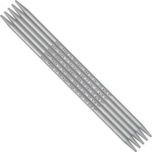 Addi AD2017015-2. 50 podvazkové pletací jehlice, perlově šedá, 2,5/15 cm, 5 Addi AD2017015-2. 50 podvazkové pletací jehlice, perlově šedá, 2,5/15 cm, 5