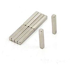 FIRST4MAGNETS N42 Neodym magnet pro umění, řemeslo, výroba modelů 3 mm x 3 mm x 20 mm tloušťka 0,49 kg tah balení 10 FIRST4MAGNETS N42 Neodym magnet pro umění, řemeslo, výroba modelů 3 mm x 3 mm x 20 mm tloušťka 0,49 kg tah balení 10