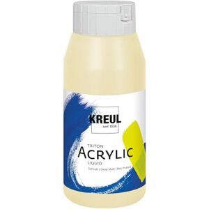 KREUL 17031 Triton akrylová tekutá béžová 750 ml, vysoce kvalitní umělecká akrylová barva ve studiové kvalitě s lehce tekoucím charakterem, sytě matná rychleschnoucí KREUL 17031 Triton akrylová tekutá béžová 750 ml, vysoce kvalitní umělecká akrylová barva ve studiové kvalitě s lehce tekoucím charakterem, sytě matná rychleschnoucí