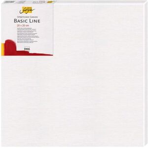 KREUL 62020 Solo Goya Stretched Canvas Basic Line, klínový rám 20 x 20 cm, s plátnem z bavlny 4krát základním nátěrem, ideální pro olejové, akrylové a kvašové barvy, bílá KREUL 62020 Solo Goya Stretched Canvas Basic Line, klínový rám 20 x 20 cm, s plátnem z bavlny 4krát základním nátěrem, ideální pro olejové, akrylové a kvašové barvy, bílá