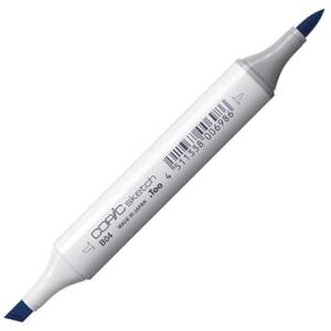 Copic Sketch Marker typ B 04, Tahitian Blue, profesionální popisovač štětců, se super bush špičkou a středním hrotem Copic Sketch Marker typ B 04, Tahitian Blue, profesionální popisovač štětců, se super bush špičkou a středním hrotem