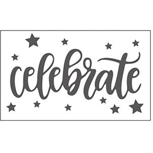 Creative Mini šablona Embossing Folder 7, 6 x 12, 7 cm, celebrate, vzor pro ražení, vysekávání a vytváření DIY scrapbooku, fotoalba, dopisních obálek a karet Creative Mini šablona Embossing Folder 7, 6 x 12, 7 cm, celebrate, vzor pro ražení, vysekávání a vytváření DIY scrapbooku, fotoalba, dopisních obálek a karet