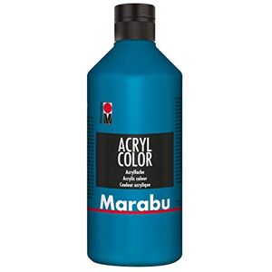 Marabu 12010075056 Akrylová barva cyan 500 ml, krémová akrylová barva na vodní bázi, rychleschnoucí, stálá na světle, voděodolná, k nanášení štětcem a houbou na plátno, papír a dřevo Marabu 12010075056 Akrylová barva cyan 500 ml, krémová akrylová barva na vodní bázi, rychleschnoucí, stálá na světle, voděodolná, k nanášení štětcem a houbou na plátno, papír a dřevo