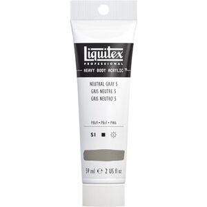 Liquitex Akrylová barva 1045599 Professional Heavy Body v umělecké kvalitě s vynikající stálostí na světle v máslové konzistenci, tuba 59 ml neutrální šedá č. 5 Liquitex Akrylová barva 1045599 Professional Heavy Body v umělecké kvalitě s vynikající stálostí na světle v máslové konzistenci, tuba 59 ml neutrální šedá č. 5