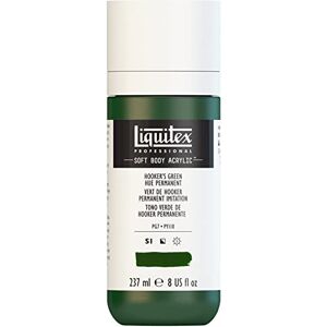 Liquitex 1923224 Professional akrylová barva Soft Body – umělecká barva v krémově krycí konzistenci, vysoká pigmentace, stálobarevná & odolná proti stárnutí, láhev 237 ml – Hookers zelená Permanentní Liquitex 1923224 Professional akrylová barva Soft Body – umělecká barva v krémově krycí konzistenci, vysoká pigmentace, stálobarevná & odolná proti stárnutí, láhev 237 ml – Hookers zelená Permanentní