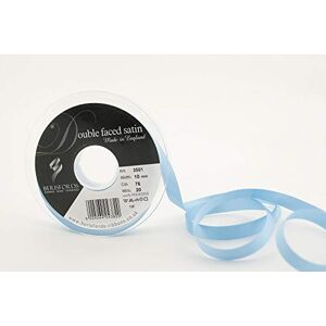 Berisfords 3501 Doppelseitiges Satinband, 20 m x 10 mm, Kornblumenblau Berisfords 3501 Doppelseitiges Satinband, 20 m x 10 mm, Kornblumenblau