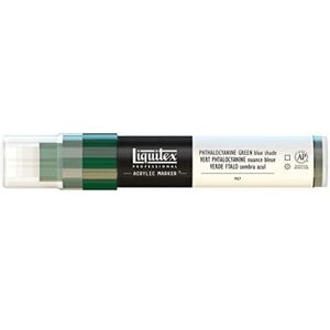 Liquitex Profesionální malba akryl zvýrazňovač akrylová barva, ftalozelená modrá, akrylový popisovač 8-15 mm špička Liquitex Profesionální malba akryl zvýrazňovač akrylová barva, ftalozelená modrá, akrylový popisovač 8-15 mm špička