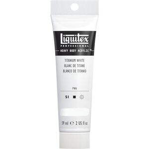 Liquitex 1045432 Professional Heavy Body akrylová barva v umělecké kvalitě s vynikající stálostí na světle v máslové konzistenci, 59 ml tuba – titanová bílá Liquitex 1045432 Professional Heavy Body akrylová barva v umělecké kvalitě s vynikající stálostí na světle v máslové konzistenci, 59 ml tuba – titanová bílá
