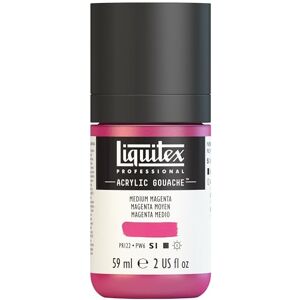 Liquitex 2059500 Professional Akrylový kvaš – středně magentová, láhev 59 ml, matná – akrylová barva s kvašovými vlastnostmi, vysoce krycí, vodotěsná a stálá na světle Liquitex 2059500 Professional Akrylový kvaš – středně magentová, láhev 59 ml, matná – akrylová barva s kvašovými vlastnostmi, vysoce krycí, vodotěsná a stálá na světle