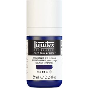 Liquitex 1959314 profesionální akrylová barva Soft Body – umělecká barva v krémové krycí konzistenci, vysoká pigmentace, stálobarevná a odolná proti stárnutí, 59 ml láhev – ftalová modrá (červený odstín) Liquitex 1959314 profesionální akrylová barva Soft Body – umělecká barva v krémové krycí konzistenci, vysoká pigmentace, stálobarevná a odolná proti stárnutí, 59 ml láhev – ftalová modrá (červený odstín)