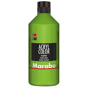 Marabu 12010075282 Akrylová barva listově zelená 500 ml, krémová akrylová barva na vodní bázi, rychleschnoucí, stálá na světle, voděodolná, k nanášení štětcem a houbou na plátno, papír a dřevo Marabu 12010075282 Akrylová barva listově zelená 500 ml, krémová akrylová barva na vodní bázi, rychleschnoucí, stálá na světle, voděodolná, k nanášení štětcem a houbou na plátno, papír a dřevo