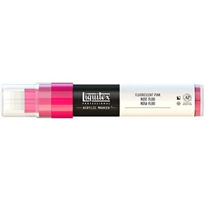 Liquitex 4610987 Professional Paint Marker, akrylový popisovač s vysoce pigmentovanou akrylovou barvou na bázi vody pro vnitřní a venkovní použití, široká špička – růžová fluorescenční Liquitex 4610987 Professional Paint Marker, akrylový popisovač s vysoce pigmentovanou akrylovou barvou na bázi vody pro vnitřní a venkovní použití, široká špička – růžová fluorescenční