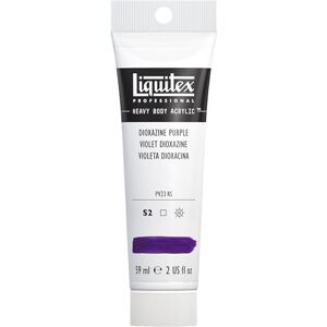 Liquitex 1045186 Professional Heavy Body akrylová barva v umělecké kvalitě s vynikající světlostálostí v máslové konzistenci, 59 ml tuba – dioxazinově purpurová Liquitex 1045186 Professional Heavy Body akrylová barva v umělecké kvalitě s vynikající světlostálostí v máslové konzistenci, 59 ml tuba – dioxazinově purpurová
