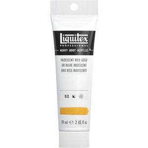 Liquitex 1045235 Professional Heavy Body akrylová barva v umělecké kvalitě s vynikající stálostí na světle v lícné konzistenci, tuba 59 ml irizující + D34: D35es syté zlato Liquitex 1045235 Professional Heavy Body akrylová barva v umělecké kvalitě s vynikající stálostí na světle v lícné konzistenci, tuba 59 ml irizující + D34: D35es syté zlato