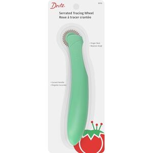 Dritz Ergonomic Serrated Tracing Wheel ergonomické ozubené kolo, plast, zelený, 20 cm Dritz Ergonomic Serrated Tracing Wheel ergonomické ozubené kolo, plast, zelený, 20 cm