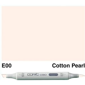 Copic Ciao Marker Typ E 00, Cotton Pearl, univerzální popisovač layoutu, se středně širokým a štětcovým hrotem Copic Ciao Marker Typ E 00, Cotton Pearl, univerzální popisovač layoutu, se středně širokým a štětcovým hrotem