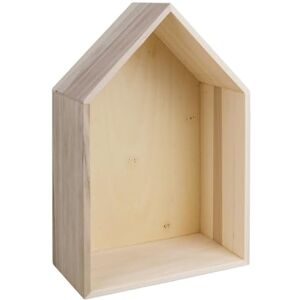 Rayher Hobby dřevěný rám, certifikovaný FSC, 24 x 16 x 8 cm, se závěsem, rám objektu, dřevěný domek, béžový, 62594000, střední Rayher Hobby dřevěný rám, certifikovaný FSC, 24 x 16 x 8 cm, se závěsem, rám objektu, dřevěný domek, béžový, 62594000, střední